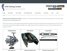 Tablet Screenshot of carp-fishing-reels.com